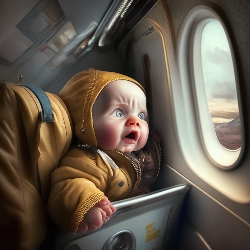 Bebeklerde Uçak Yolculuğu: Uçakta Bebeği Rahat Ettirmenin Yolları Uçakla bebek yolculuğu